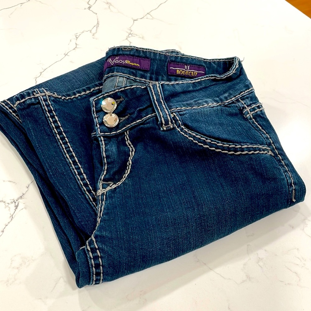 NWOT Vigoss Bootcut Jeans With Bling 💍